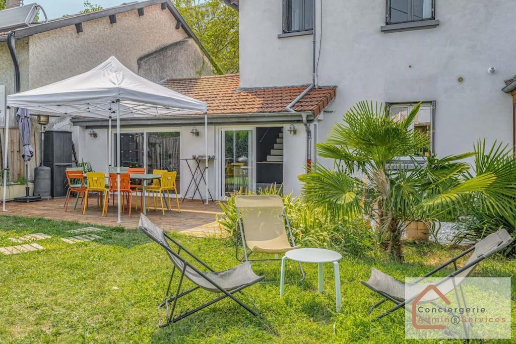 Maison A Lyon Parilly Avec Piscine, Jardin, Parking Prive & Proche Eurexpo Vénissieux Zewnętrze zdjęcie